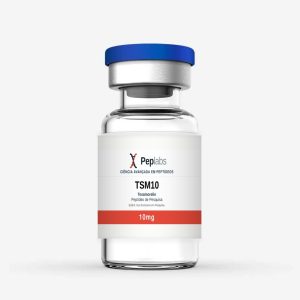 Tesamorelin 10 mg — frasco Peplabs para pesquisa laboratorial